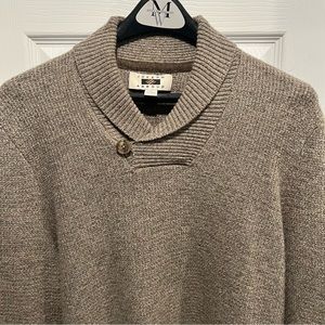 Shawl collar sweater